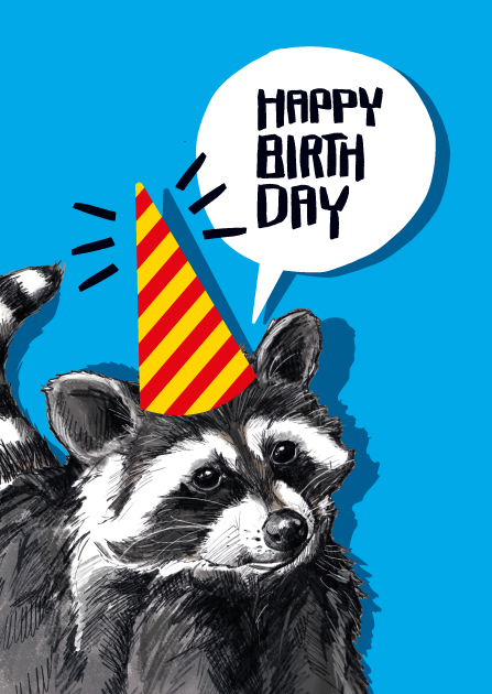 Postkarte - illi - Ricon Happy Birthday Postkarte - illi - Ricon Happy Birthday