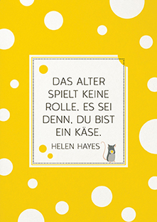Postkarte - La Card - Käse