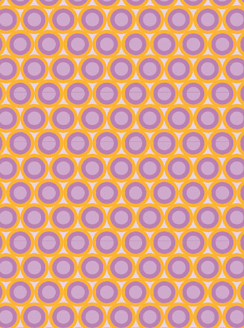 Geschenkpapier - toni starck pattern - Lilac Orange