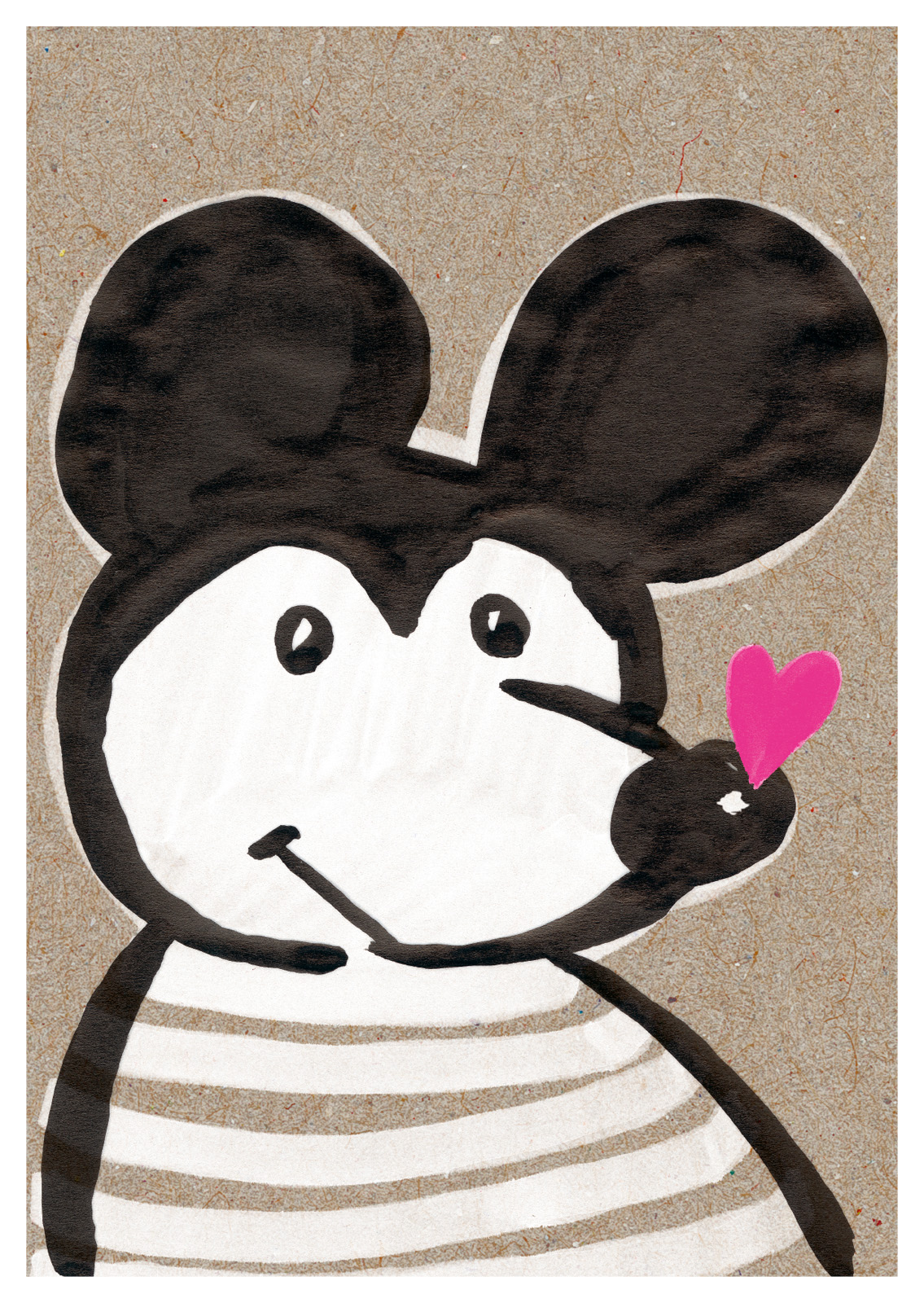 Postkarte - schönegrüsse - Maus