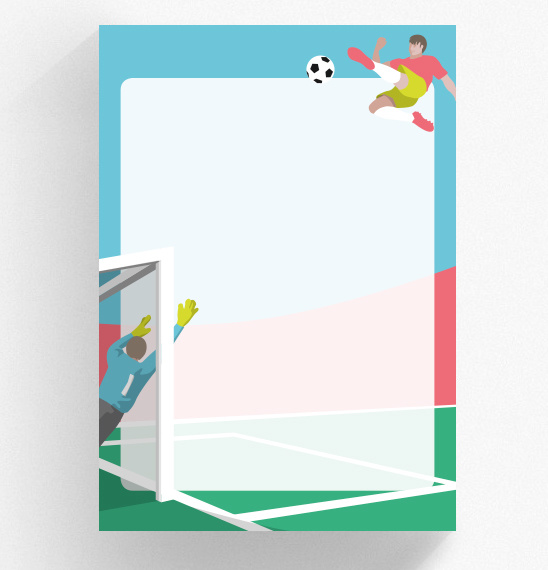 *Block A5 - crissXcross - Fußball *Block A5 - crissXcross - Fußball