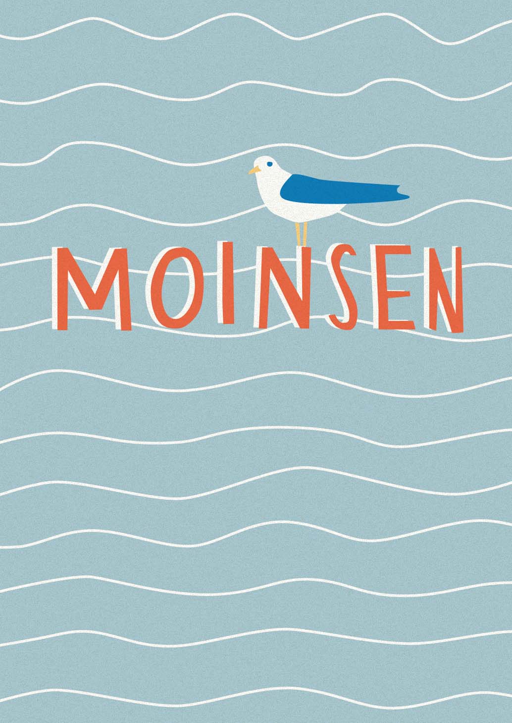 Postkarte - Designfräulein - Moinsen