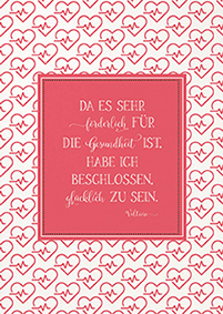 Postkarte - La Card - Voltaire Postkarte - La Card - Voltaire