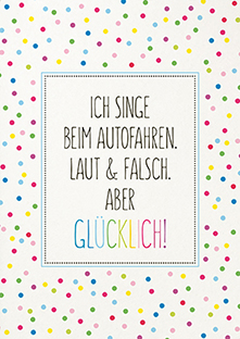 Postkarte - La Card - Autofahren
