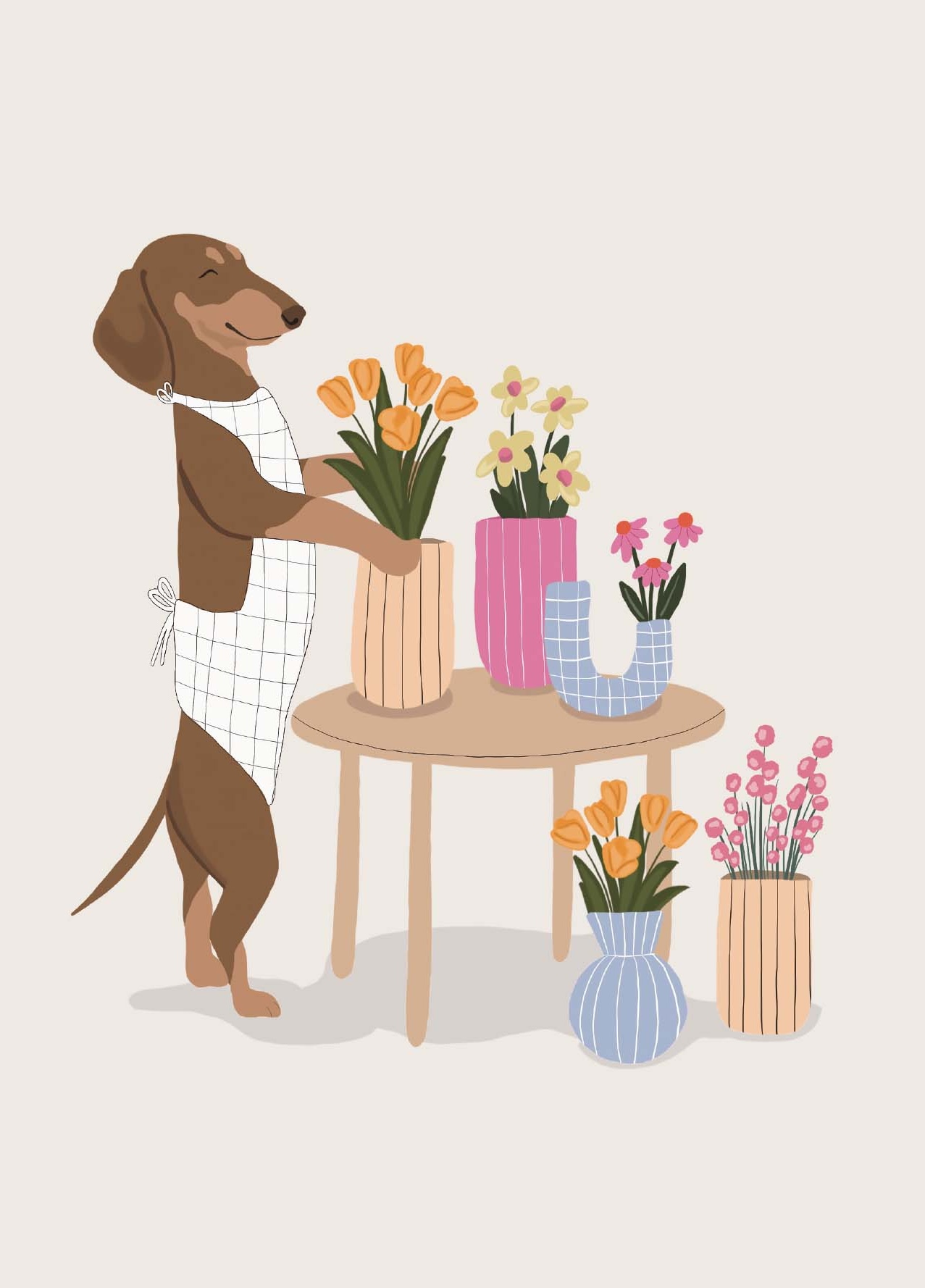 Postkarte - Alfie's Greetings - Florist