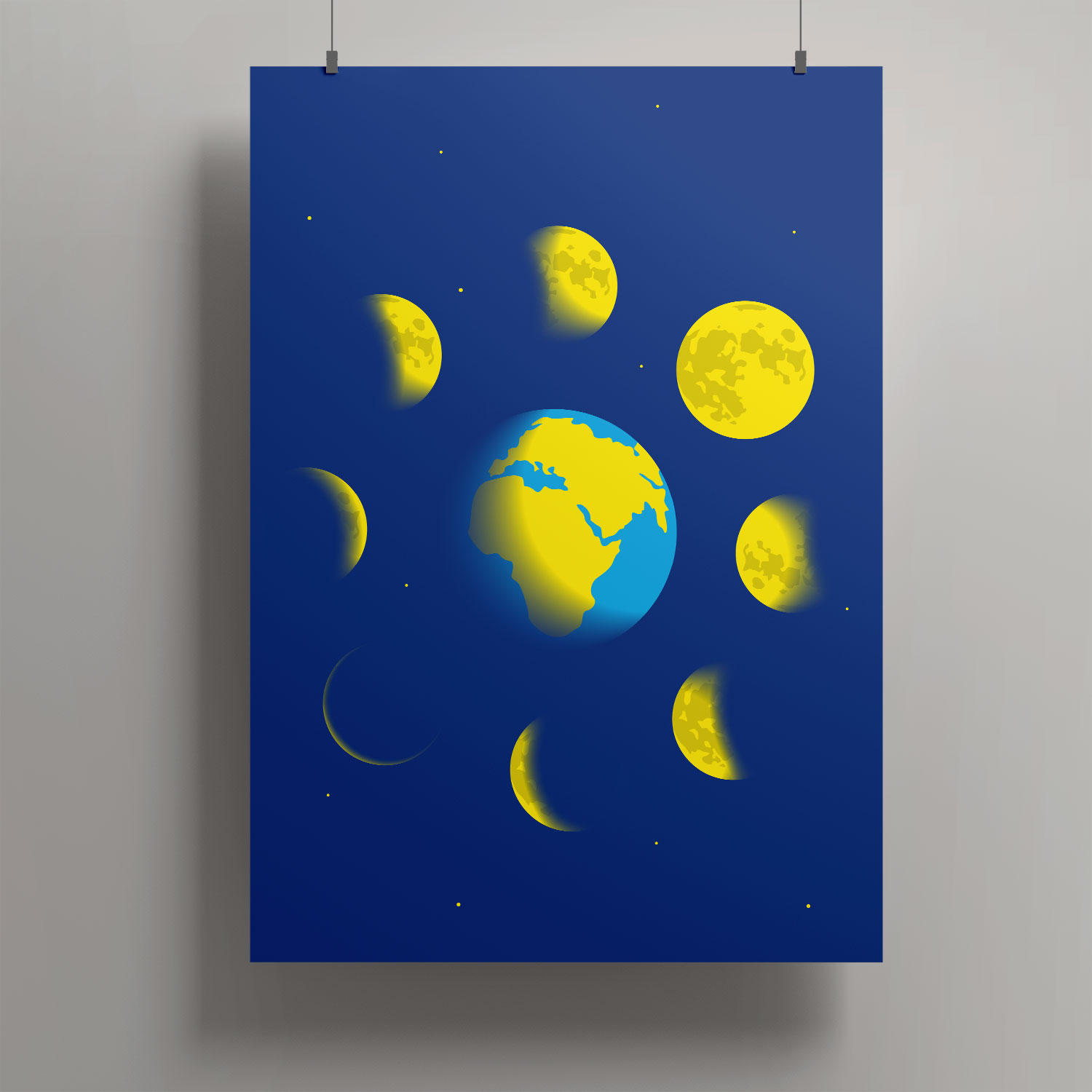 *Artprint A3 - moon