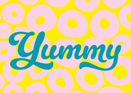 Postkarte - happy wrong - Yummy