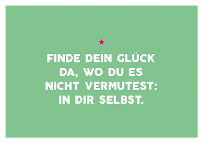 Postkarte - La Card - Finde dein Glück Postkarte - La Card - Finde dein Glück