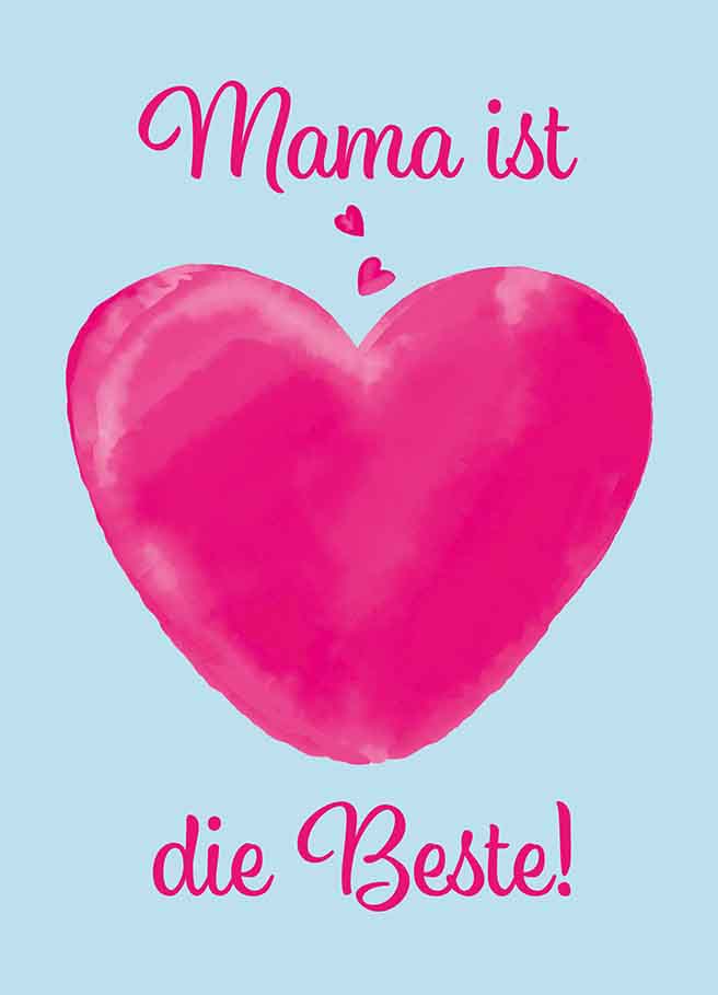 Postkarte - m-illu - Mama Postkarte - m-illu - Mama