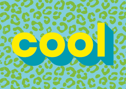 Postkarte - happy wrong - cool