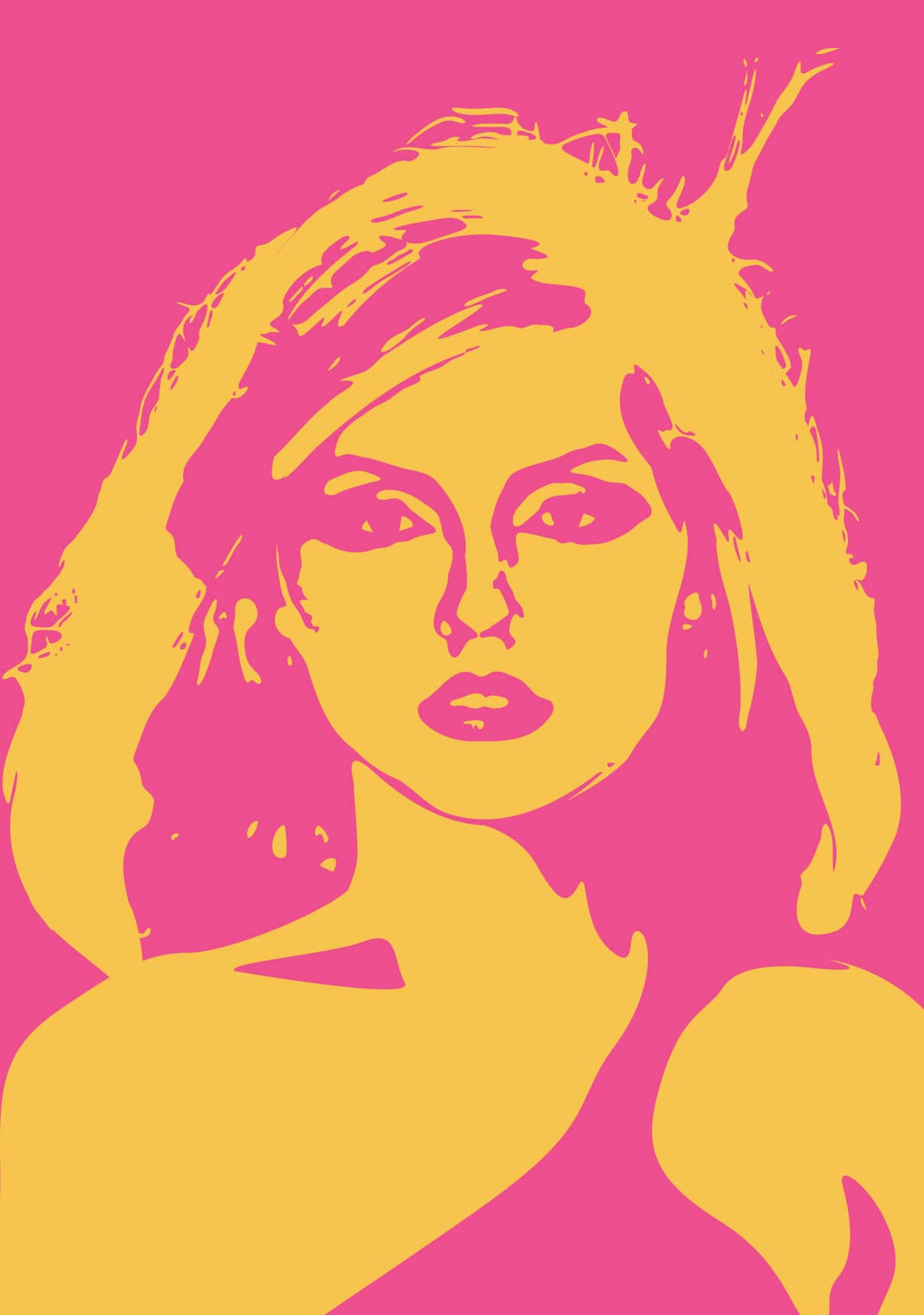 Postkarte - Djune - The New Wave Queen