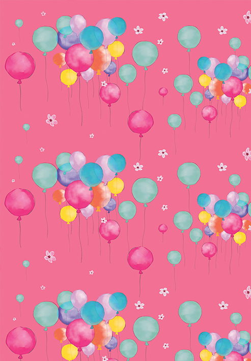 Geschenkpapier - m-illu - Ballons