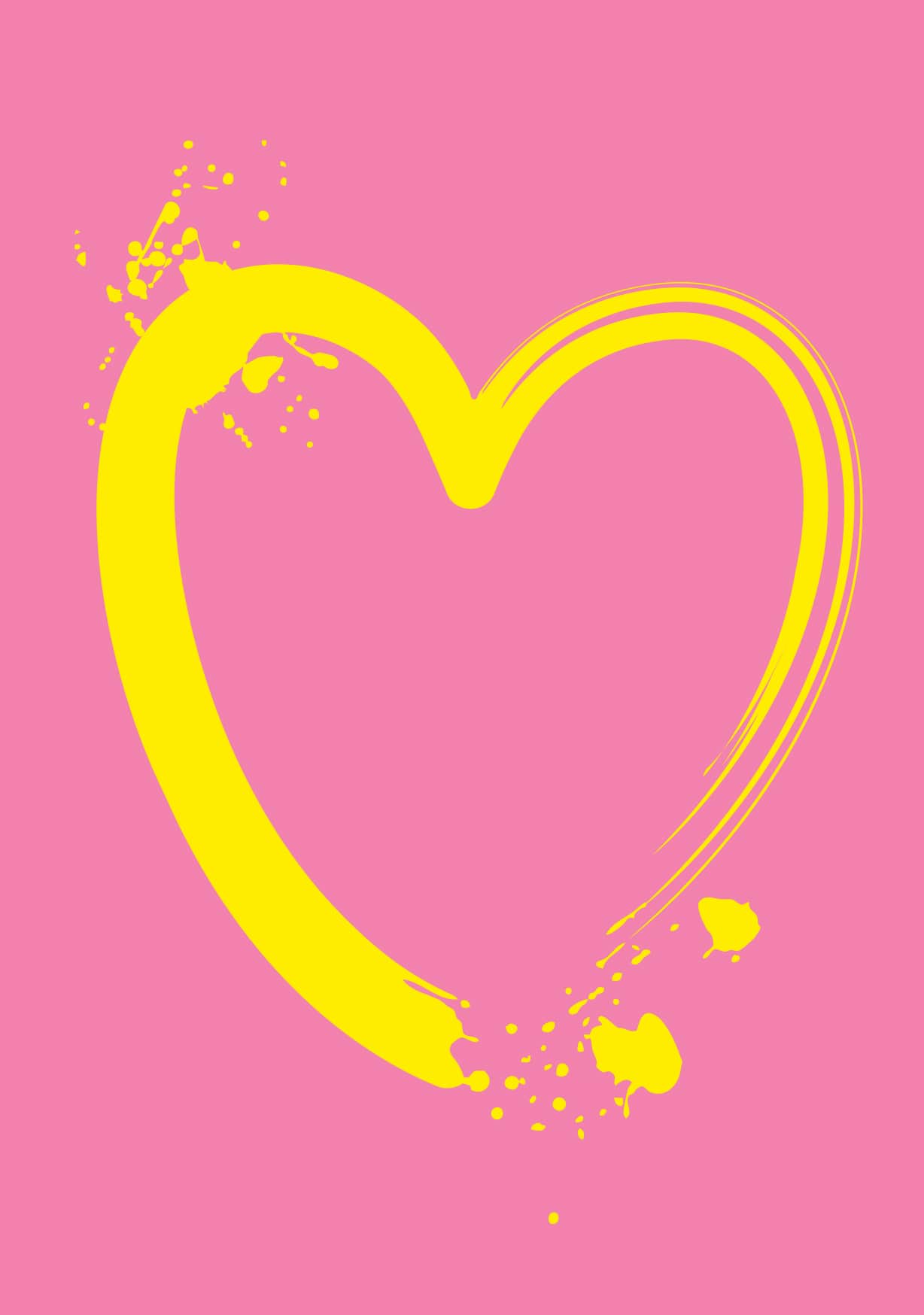 Postkarte - neonstyle - Herz Postkarte - neonstyle - Herz