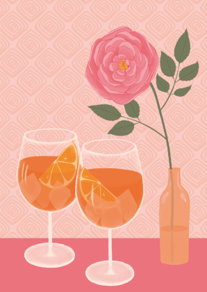 Postkarte - Toni Starck - Aperitivo Postkarte - Toni Starck - Aperitivo