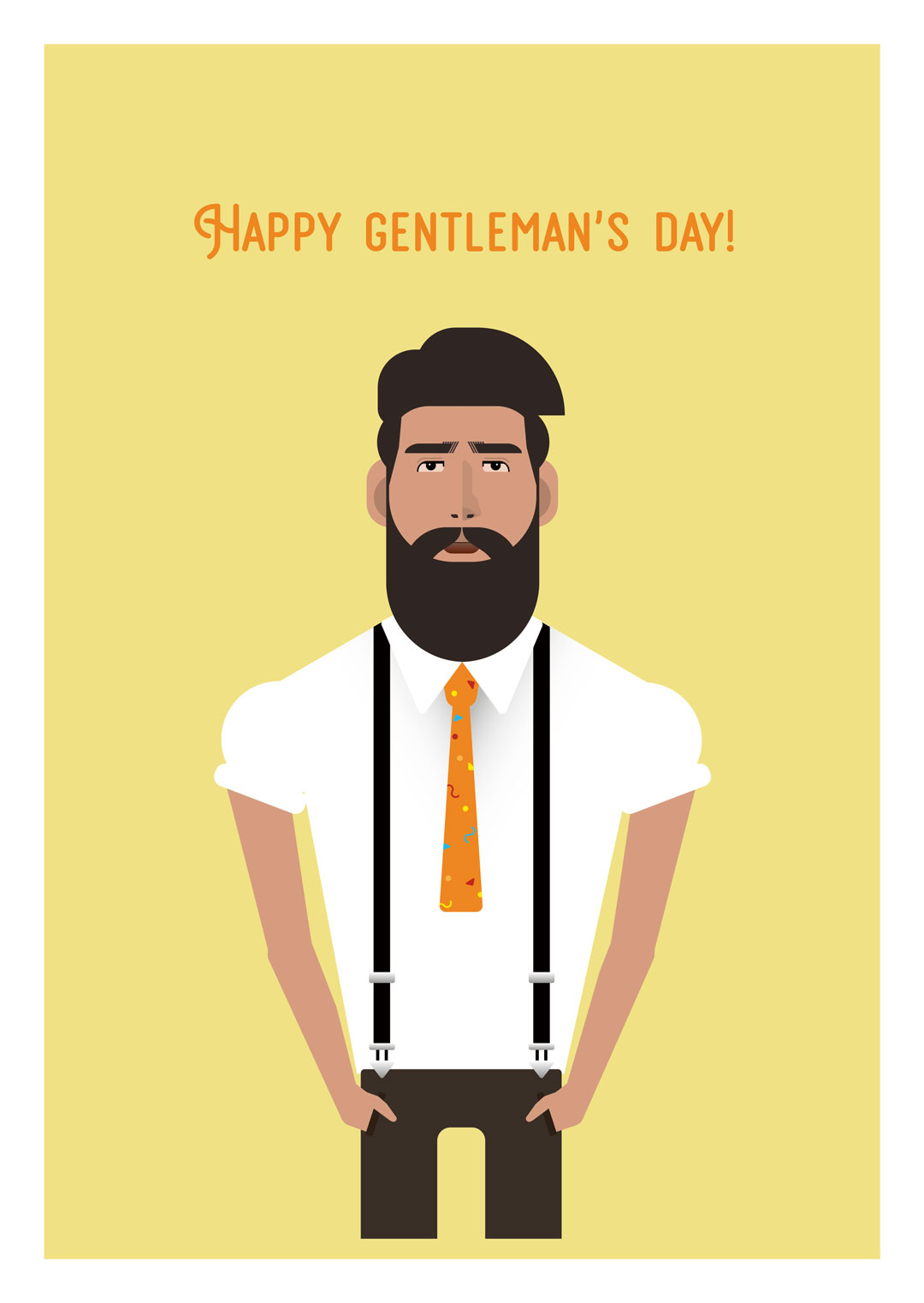 Postkarte - Daria Ivanova - happy gentleman´s day