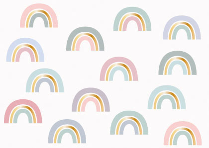 Postkarte - Toni Starck - Rainbows