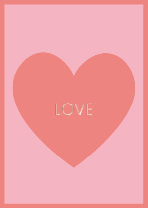 Postkarte - Toni Starck - love, big heart