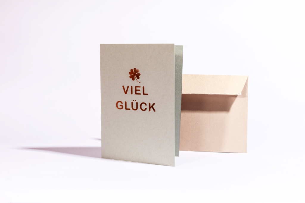 *DK C6 - pure - Viel Glück ( mit Kleeblatt ) *DK C6 - pure - Viel Glück ( mit Kleeblatt )