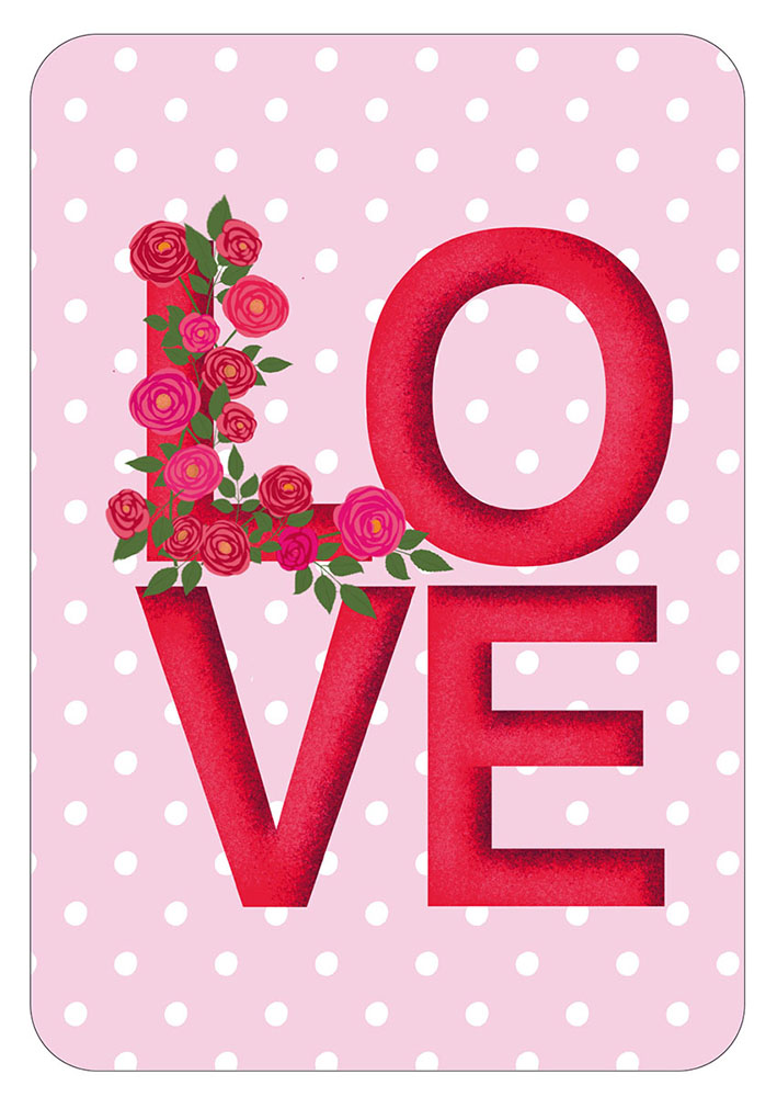 Postkarte - Toni Starck - Lollipop - LOVE