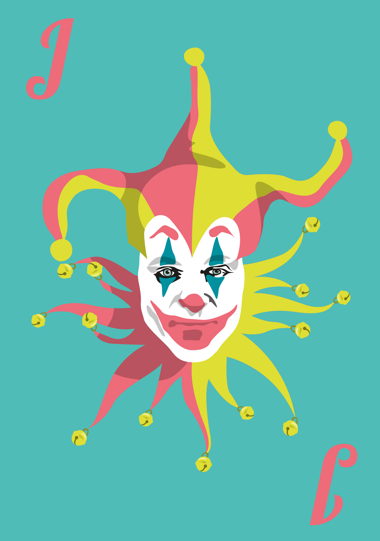 Postkarte - luminous - Joker