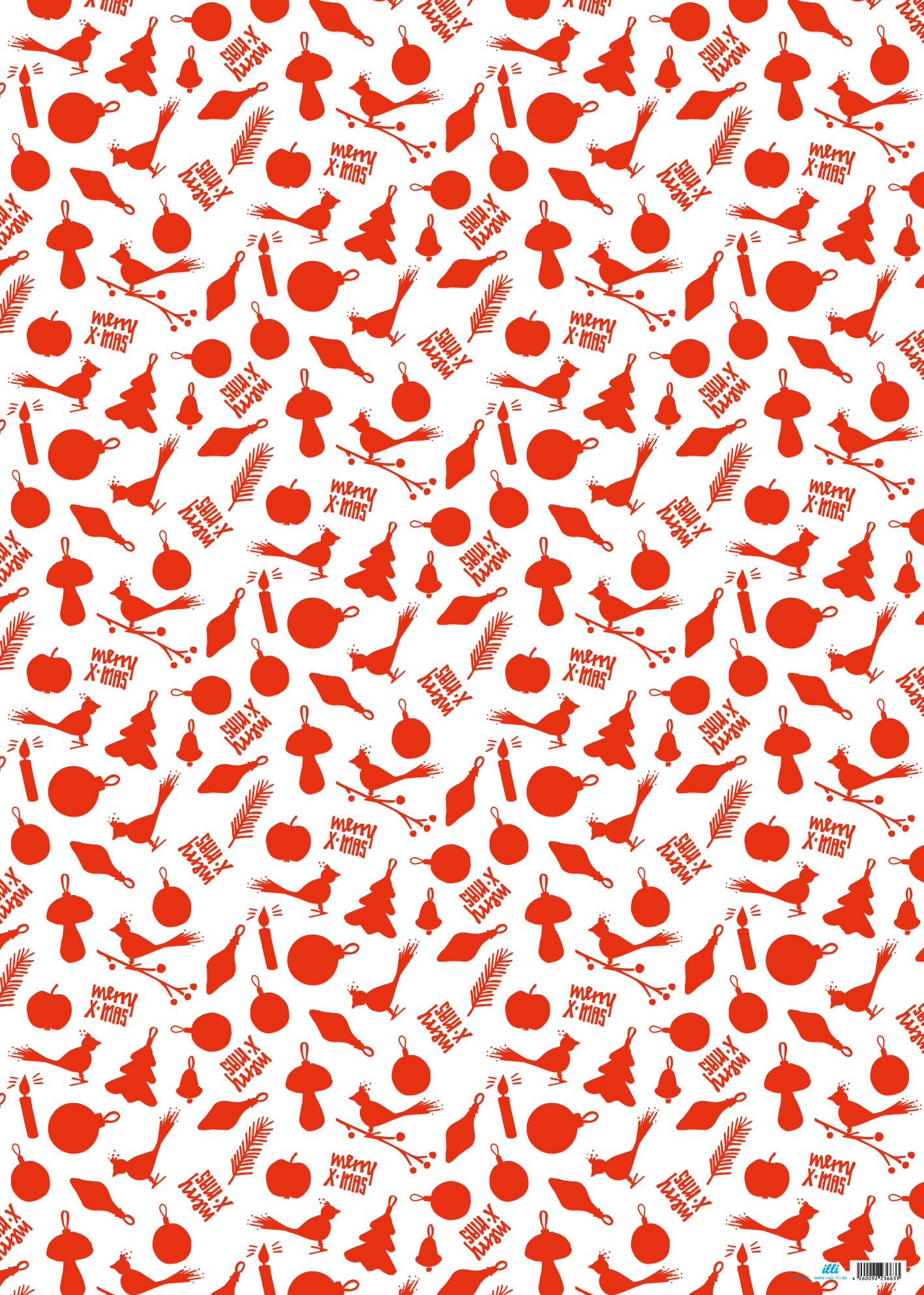 *Geschenkpapier - illi - Zambola Rot *Geschenkpapier - illi - Zambola Rot