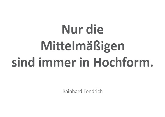Postkarte - Wortsinn - Nur die Mittelmäßgen Rainhard Fendrich