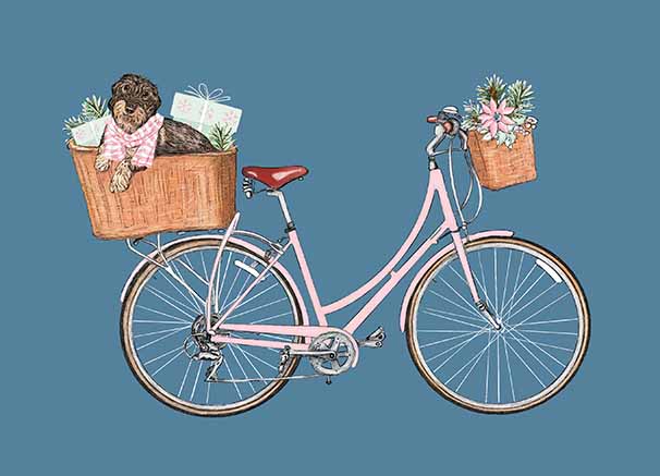 Postkarte - m-illu - Fahrrad Postkarte - m-illu - Fahrrad