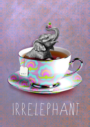 Postkarte - La Tack - Irrelephant