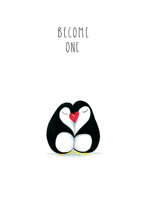 Postkarte - Tabea Güttner - BecomeOne