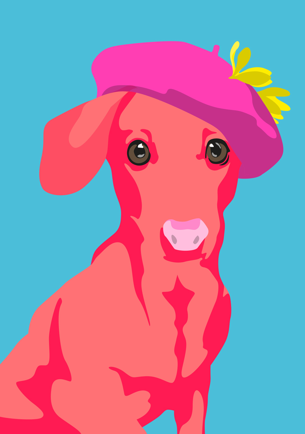 Postkarte - luminous - Monsieur Dackel Postkarte - luminous - Monsieur Dackel