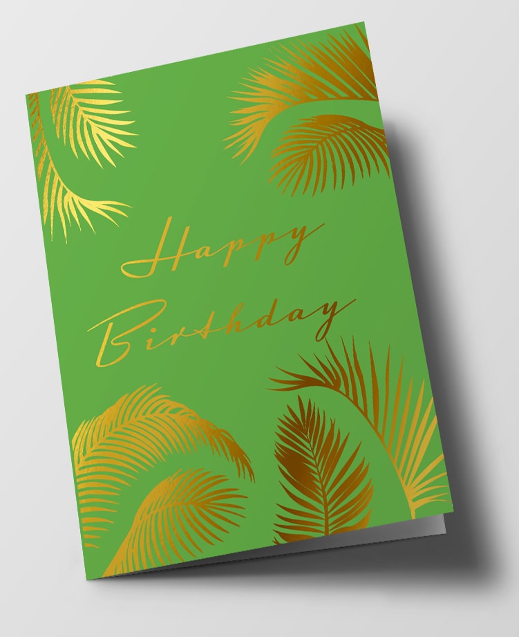 Klappkarte C6 - pure - Happy Birthday Klappkarte C6 - pure - Happy Birthday