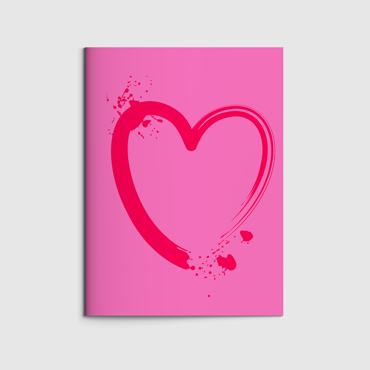 Notizheft A6 - neonstyle - Graffiti Hearts Notizheft A6 - neonstyle - Graffiti Hearts