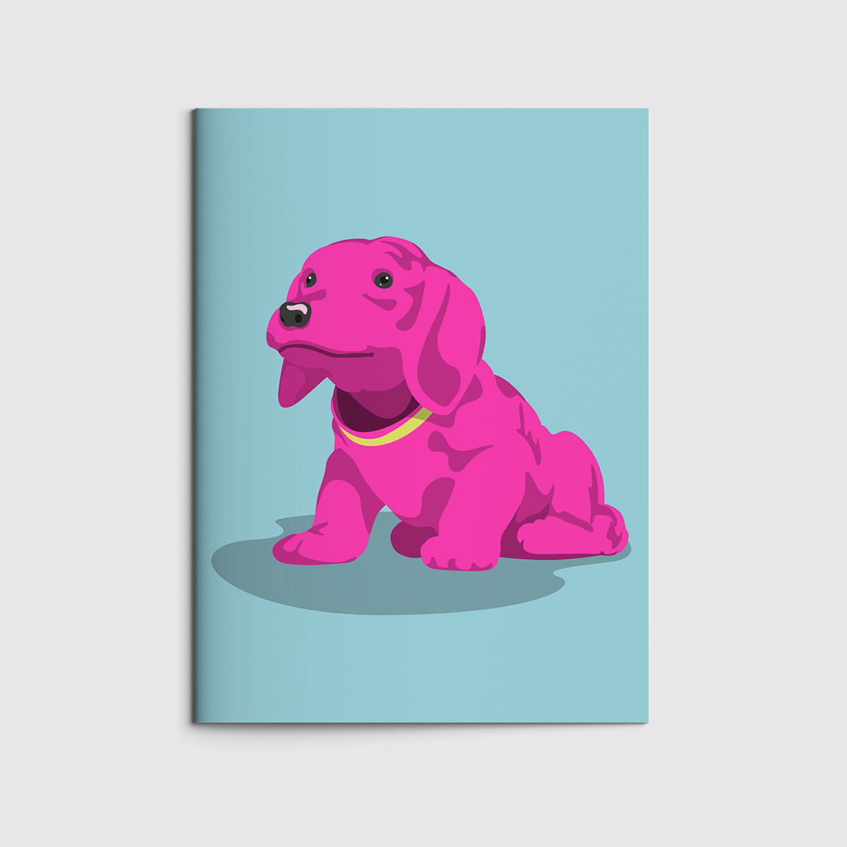 Notizheft A6 - Happiness - Dachshund