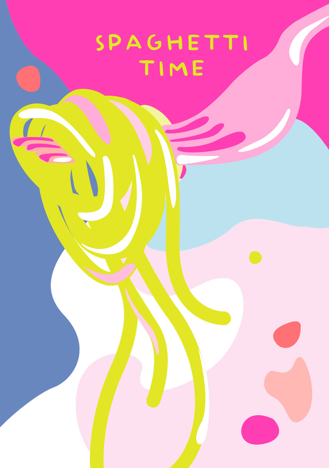 Postkarte - Limoncella - Spaghetti Postkarte - Limoncella - Spaghetti