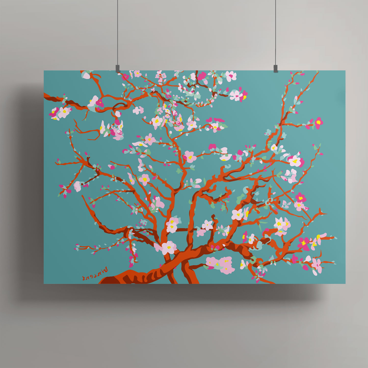 Artprint A3 - Almond Blossom' van Gogh