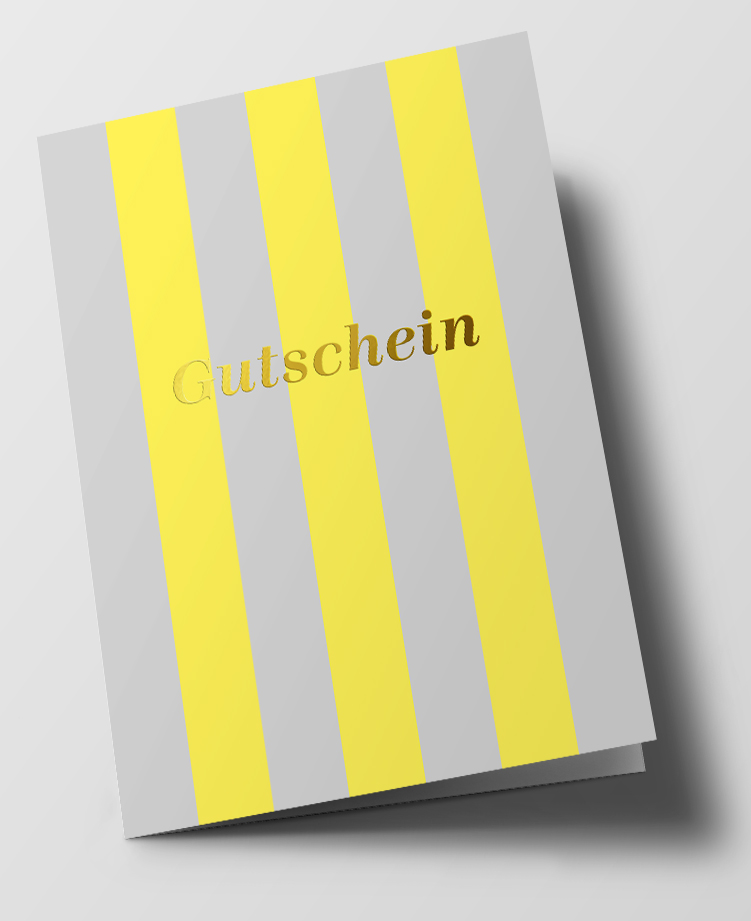 Klappkarte C6 - chelsea - Gutschein